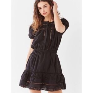 Urban Outfitters Luna Crochet Button Down Dress